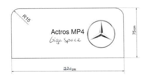 Mercedes - Actros MP4 GigaSpace- LKW Matratze