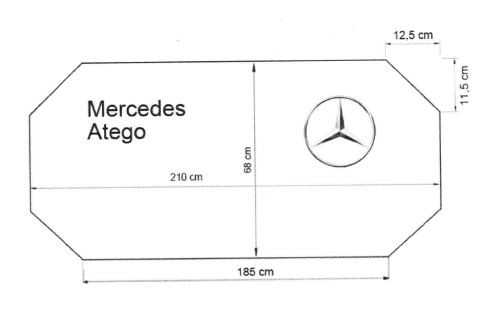 Mercedes - Atego - DeMinimis förderfähige LKW Matratze