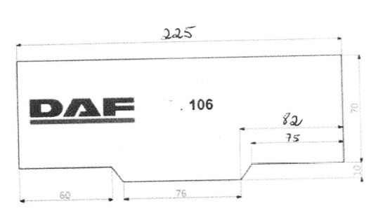 DAF - 106 - LKW Matratze