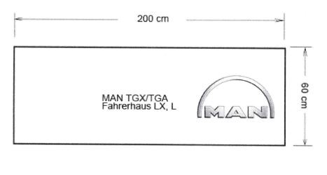 MAN - TGX/TGA - LKW Matratze