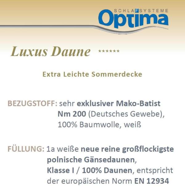 Daune-Luxus-leicht