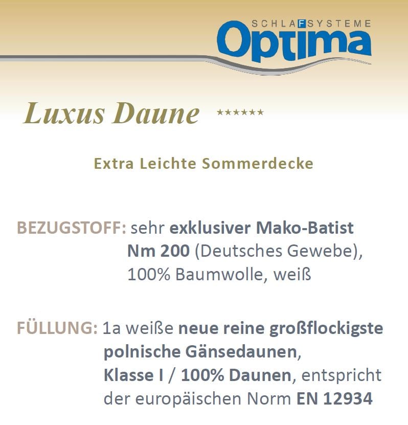 Daune-Luxus-leicht