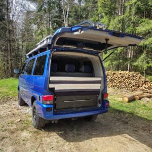 VW - T4 Multivan (Variante 2) Klappmatratze- 3er Sitzbank